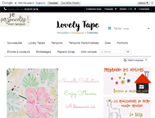 Tablet Screenshot of lovelytape.com